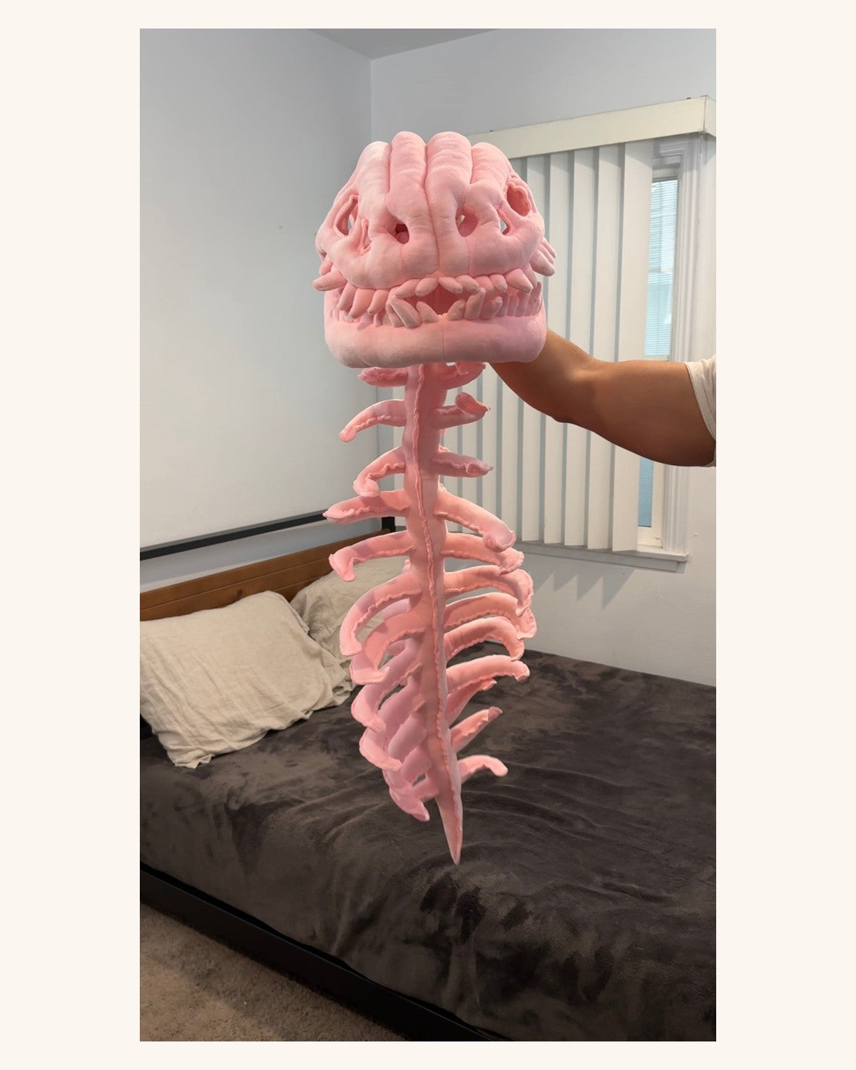 Pink Cozysaurus dino hoodie