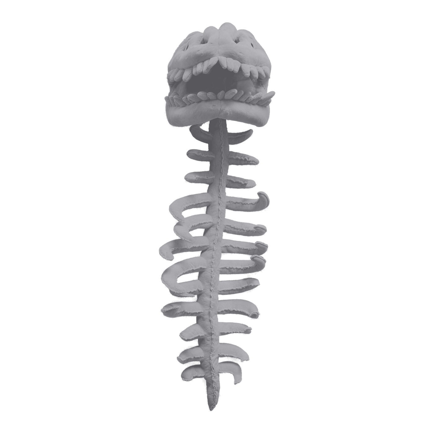 Cozysaurus dino skeleton costume in grey