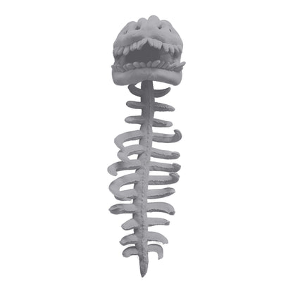 Cozysaurus dino skeleton costume in grey